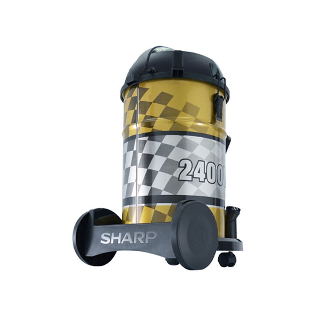 Sharp Barrel Vacuum Cleaner, 2400W, 22L, ECCA2422X - Gold