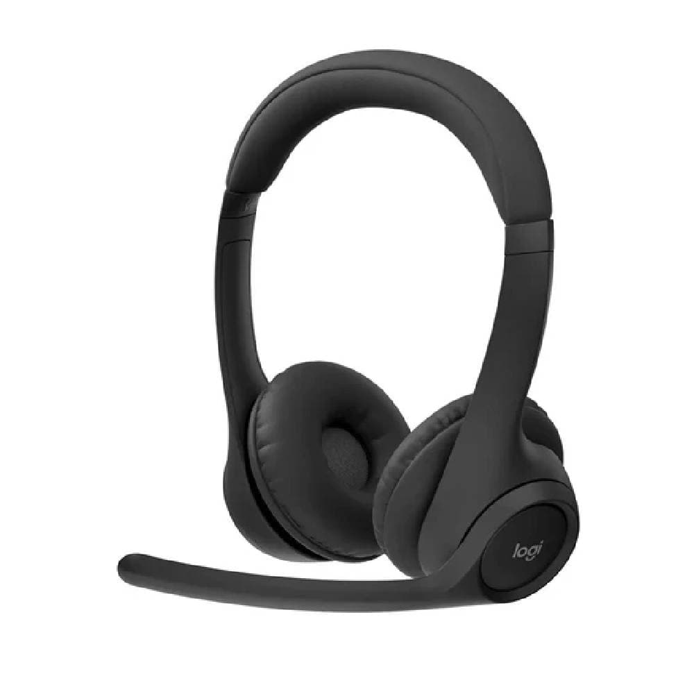 Logitech Zone 300 Wireless Bluetooth Headset With Noise - Cancelling Microphone - 981-001407-Black