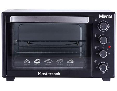 product-Mienta Electric Oven With Grill, 45 Liter, Black - OV30418A