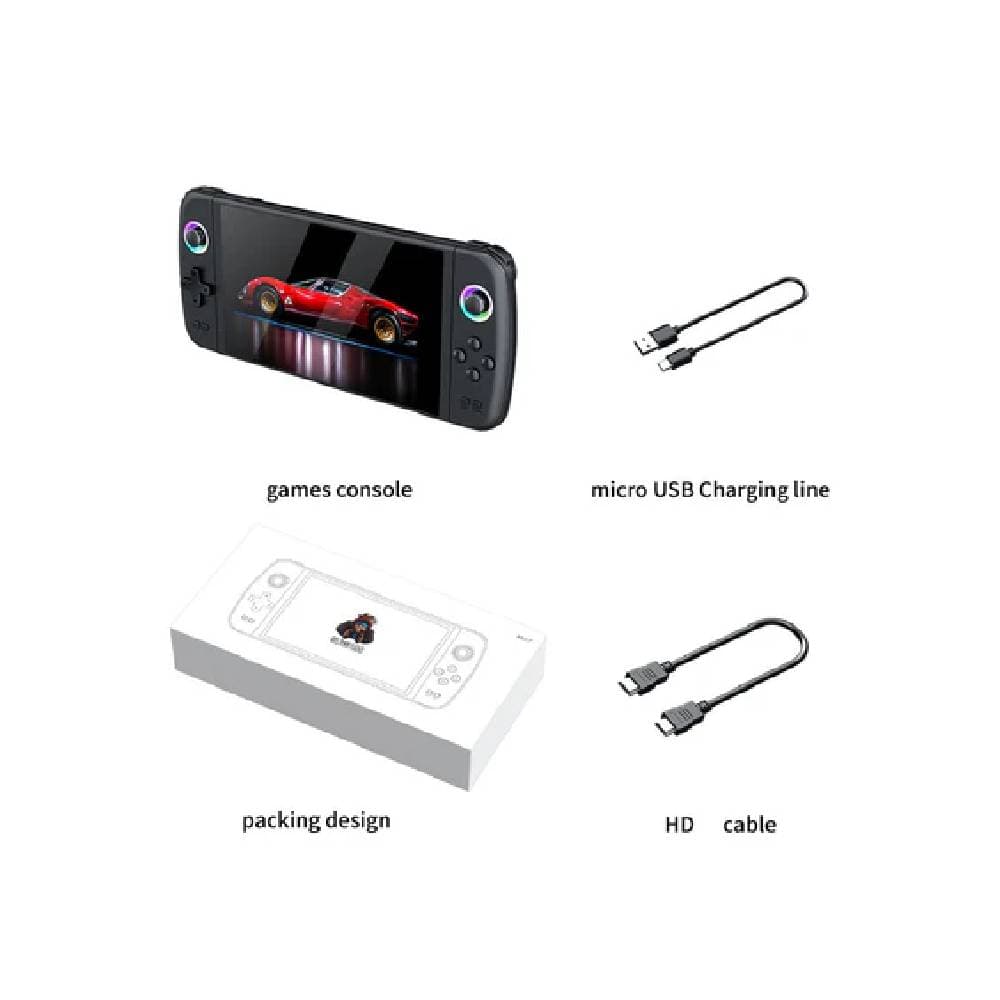 SJGAM M27 Retro Handheld Game Console-Black