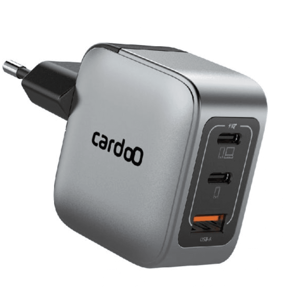 CardoO Charger USB&2USB-C, 65W, CGLAEU02B - Black
