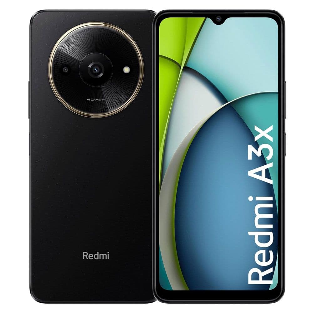 Xiaomi Redmi A3X, 128GB,  4GB RAM,  Black, With 1 year warranty