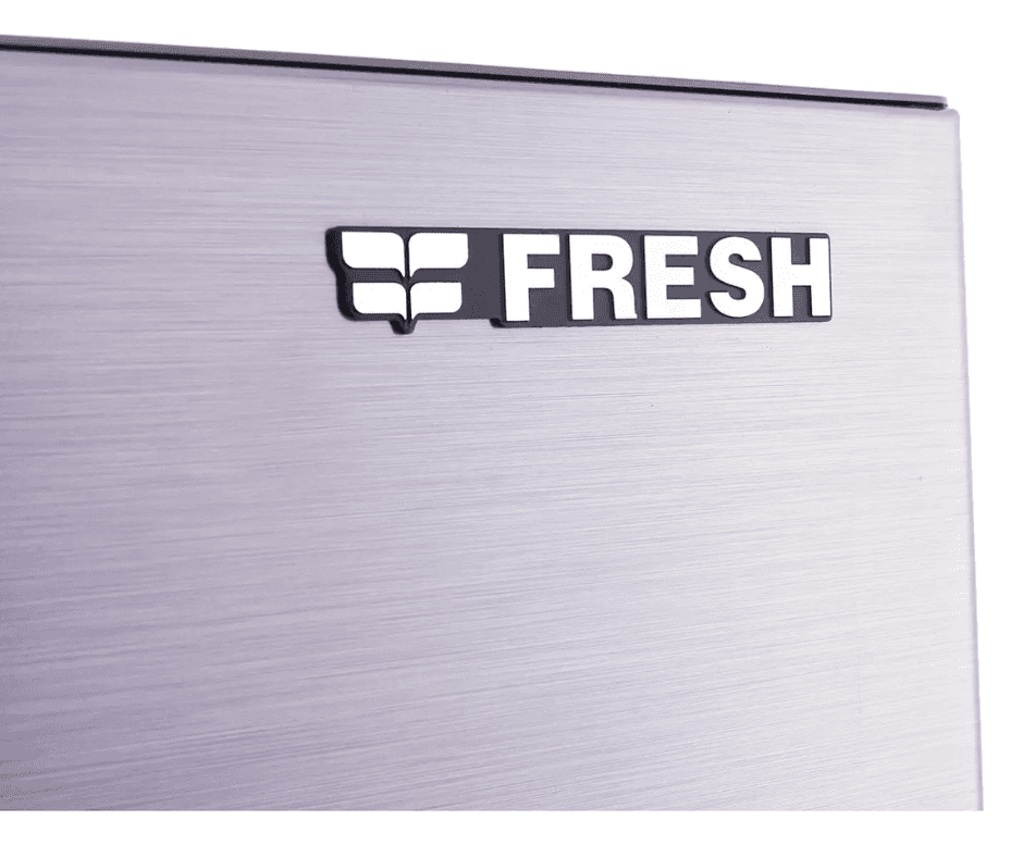 Fresh No Frost Refrigerator, 2 Doors, 369 Liters, with Handle, FNTB400KT - Silver