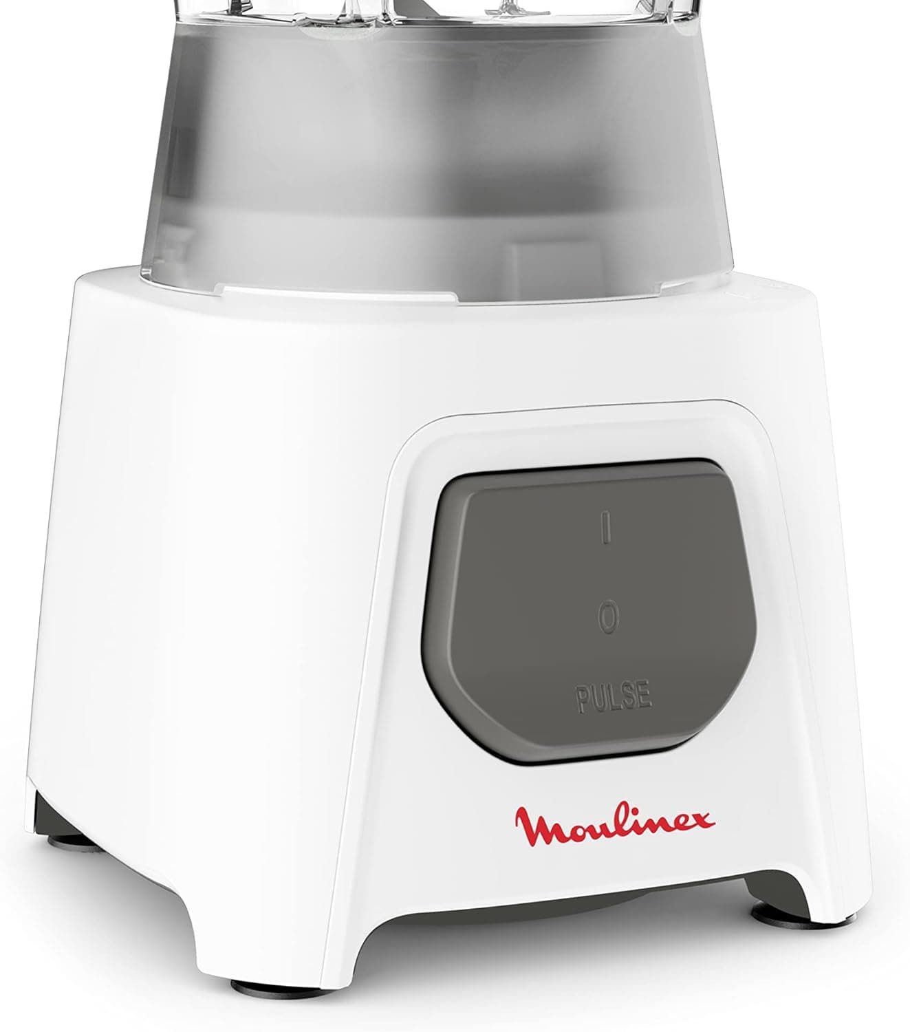 Moulinex Blender With Grinder, 450 Watt, 1.5 Liter, White - LM2B3126