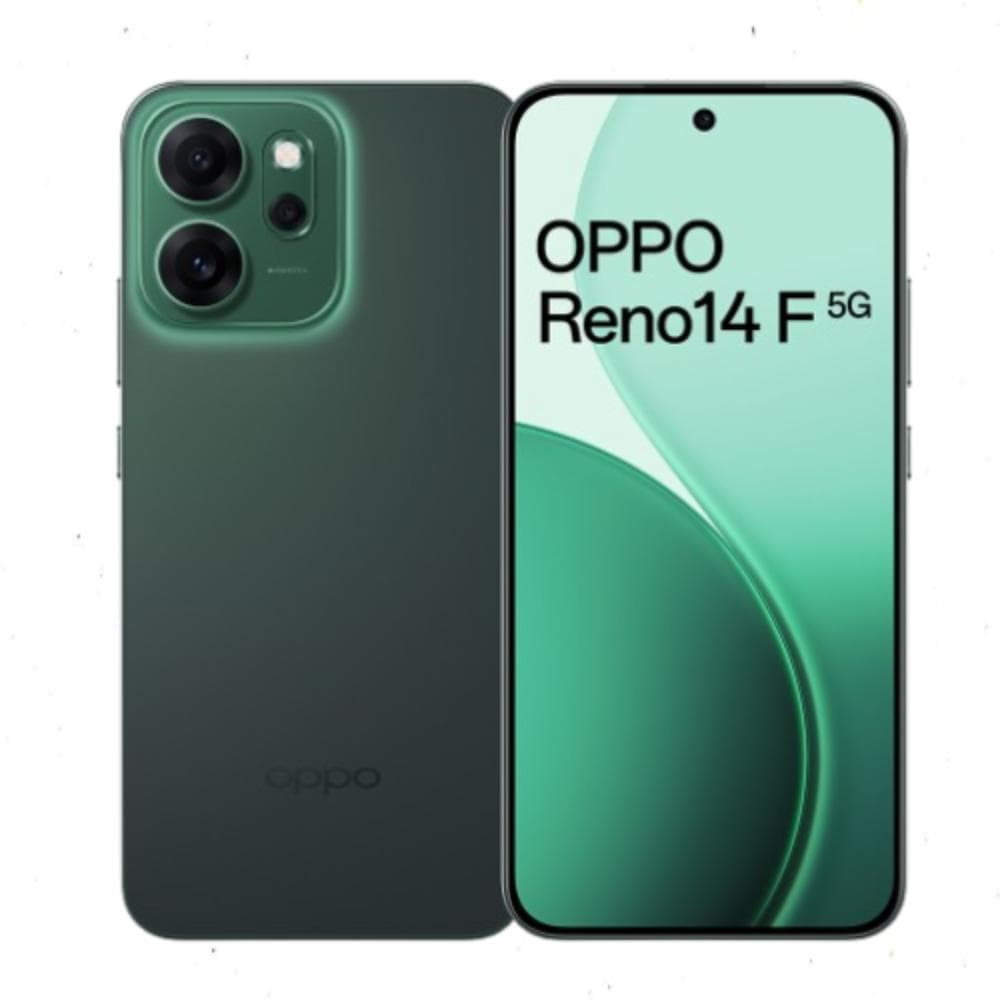 Oppo Reno 14F, 256 GB, 12 GB, 5G, Dual SIM - Green, CPH2737