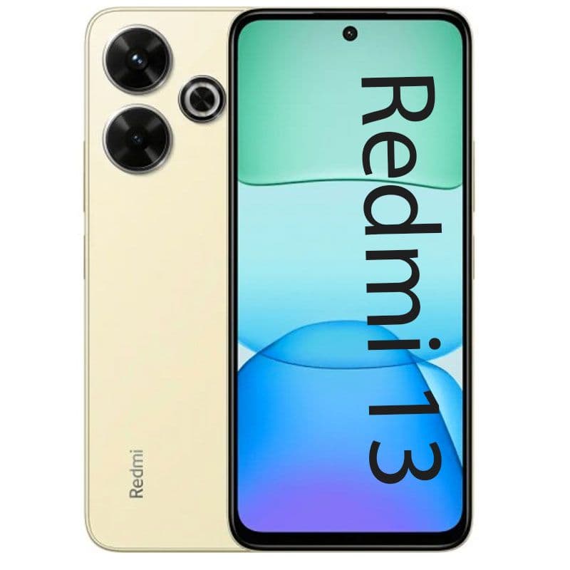 Xiaomi Redmi 13, 128 GB, 8 GB RAM, Dual SIM, 4G,  Gold, With 1 year warranty