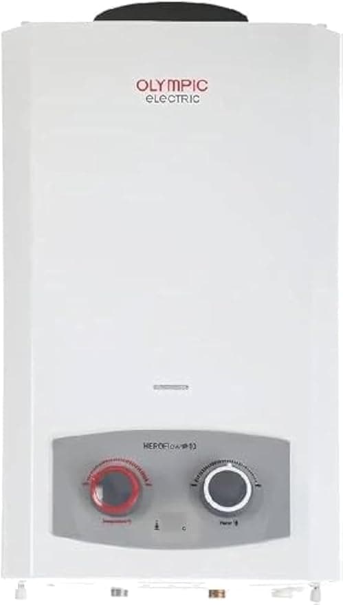 Olympic Water Heater Gas, 10 Liter, Digital, White - OEGW10L