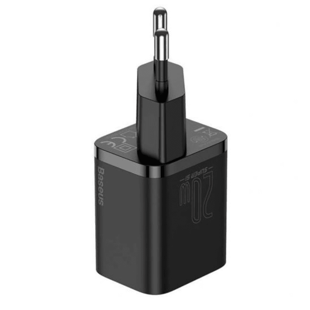 Baseus Charger Super Quick Charger, 20W - Black