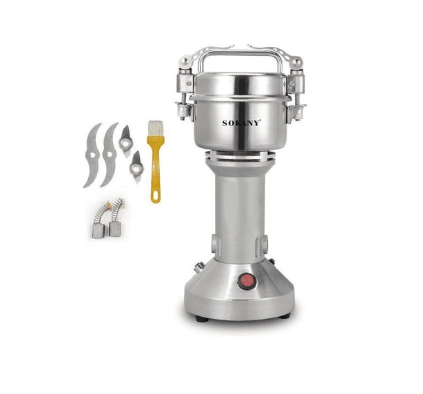Sokany Spice Grinder, Stainless Steel, 950W, 150g - Silver