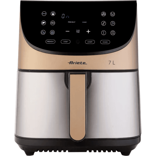 Ariete Digital Steel Fryer, 1800 Watt, 7 Liter, 4628 - Rose Gold