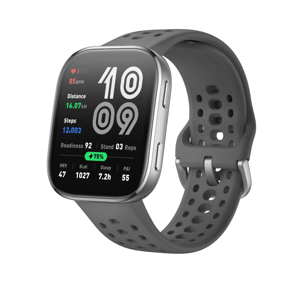 Amazfit Bip 6 Smart Watch, 1.97" - Charcoal