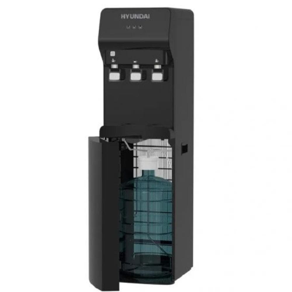 HYUNDAI Water Dispenser, Bottom Loading, 3Taps, HYU-530-1-B - Black