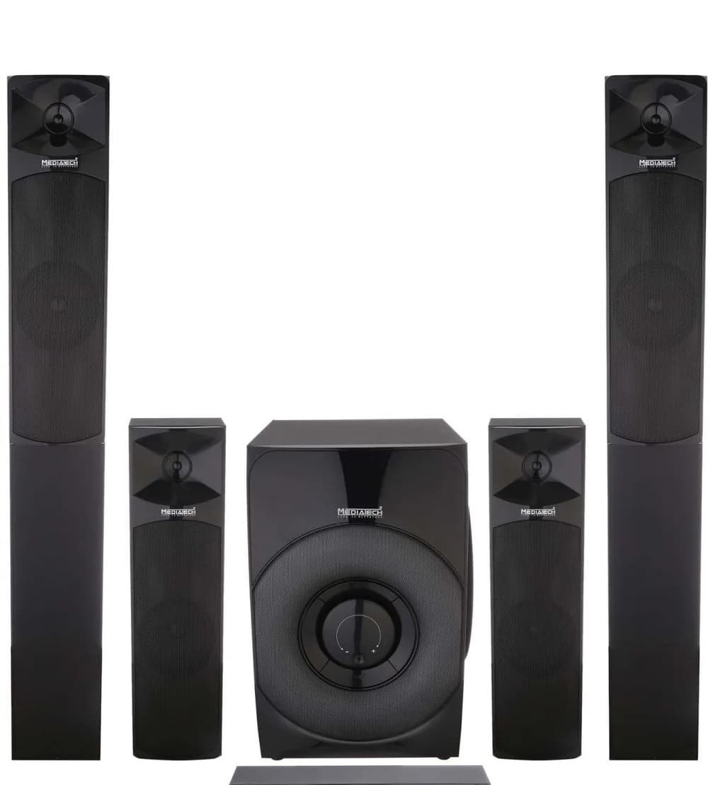 Media Tech | 5.1 Home Theatre, 6 Units, Black - MT-861