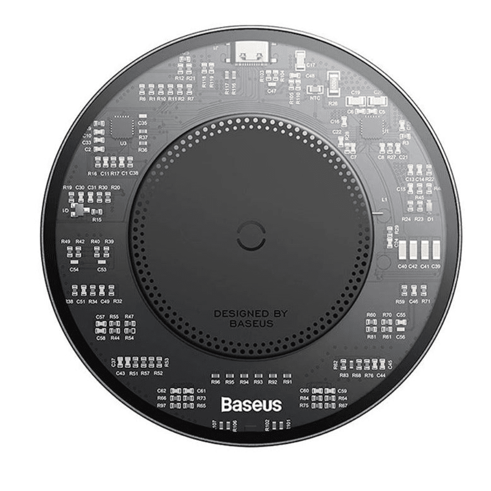 Baseus Simple 2 Fast Charge Wireless Charger, 15W, CCJJ050001 - Black