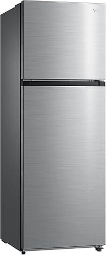 Midea No Frost Refrigerator, 338 Liters, Stainless Steel - MDRT489MTN46