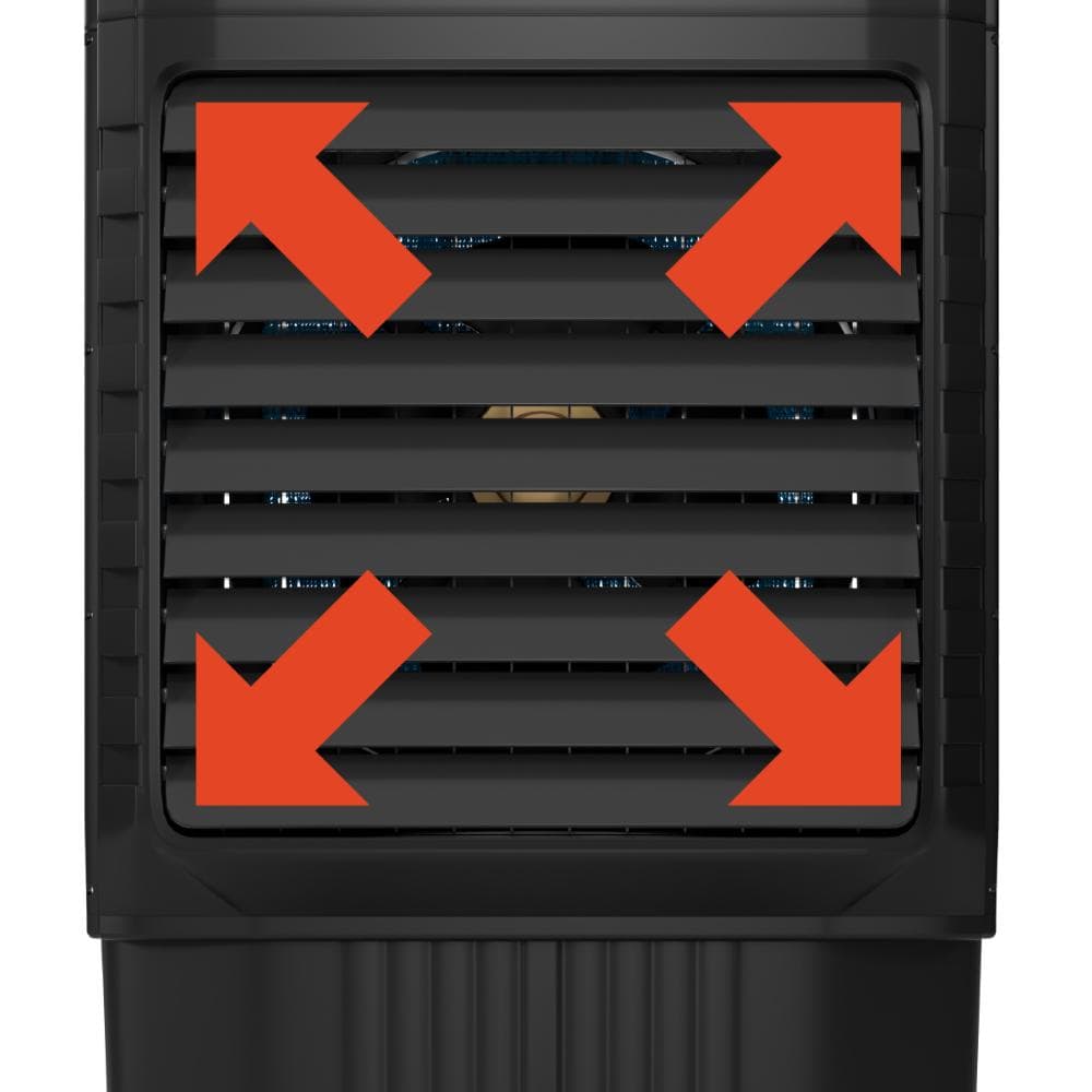 Mienta Digital Air Cooler 2 Tanks, 85L - Black, AC49338B