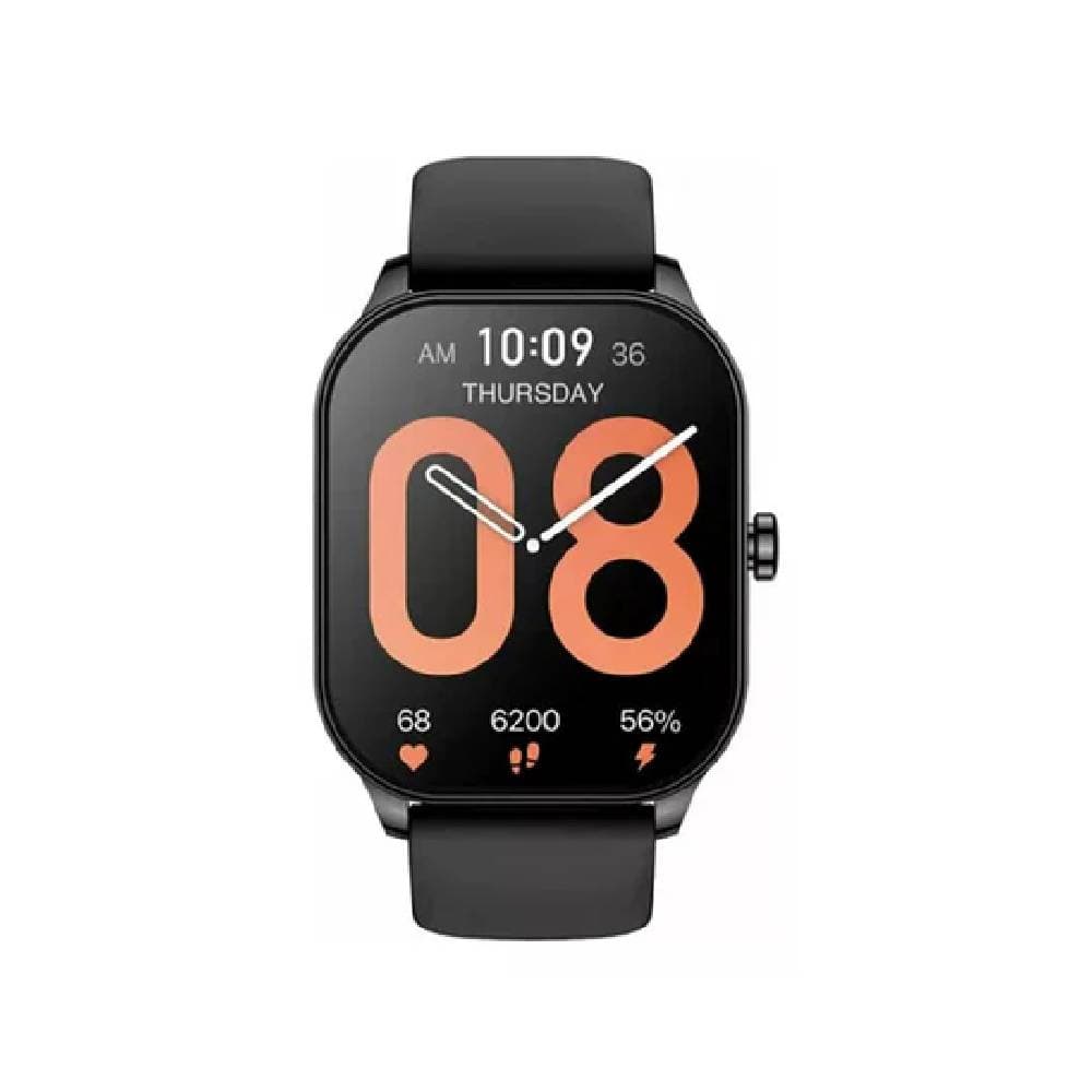 Amazfit POP 3S Smart Watch for Unisex, AMOLED Display, 1.9 Inch - Black