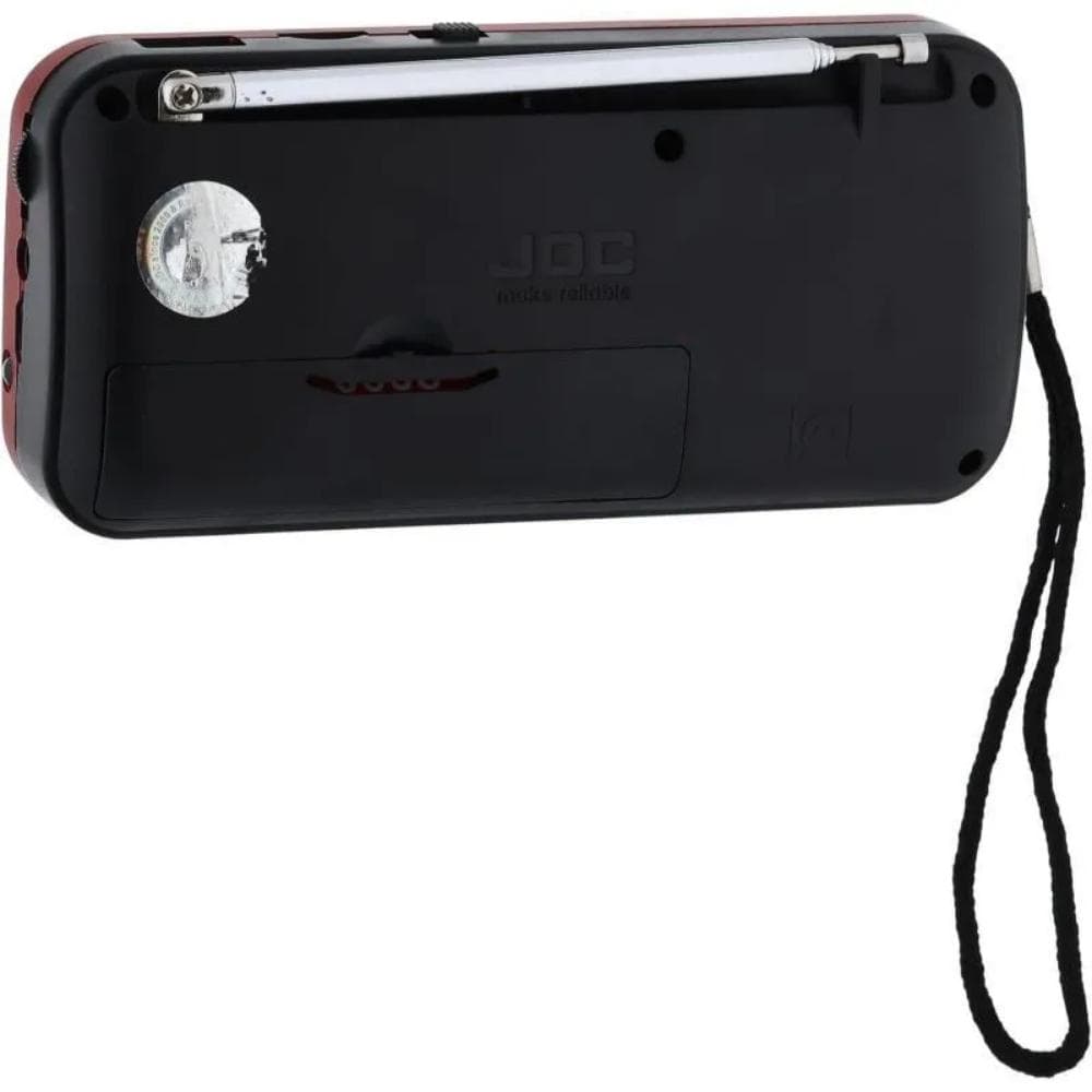 Joc Portable Digital FM Radio, Black Red - H798BT