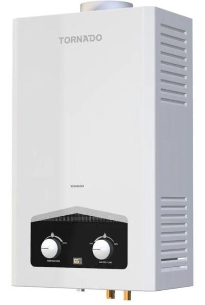 product-Tornado Digital Gas Water Heater 6 Litres White - GHM-C06CNE-W