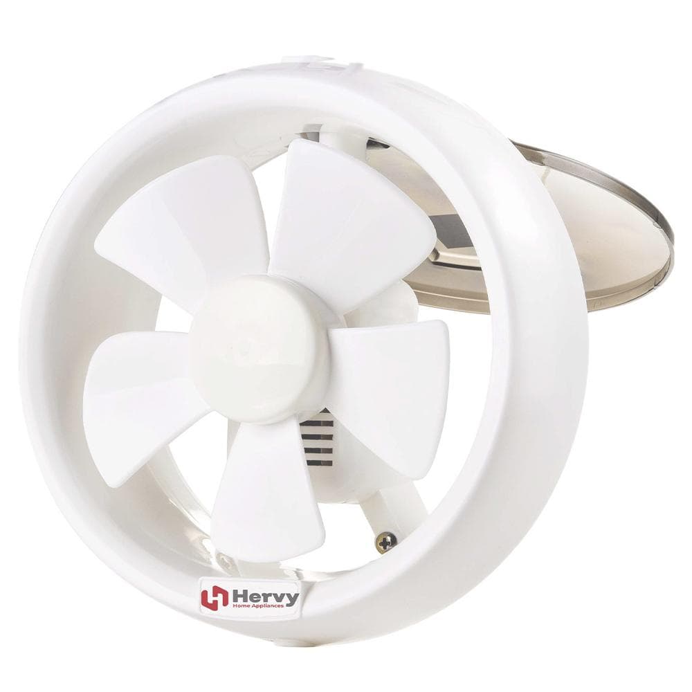 هيرفي فينتو 15 مروحة تهوية 15 واط، 5 شفرات، إطار بلاستيكي، أبيض