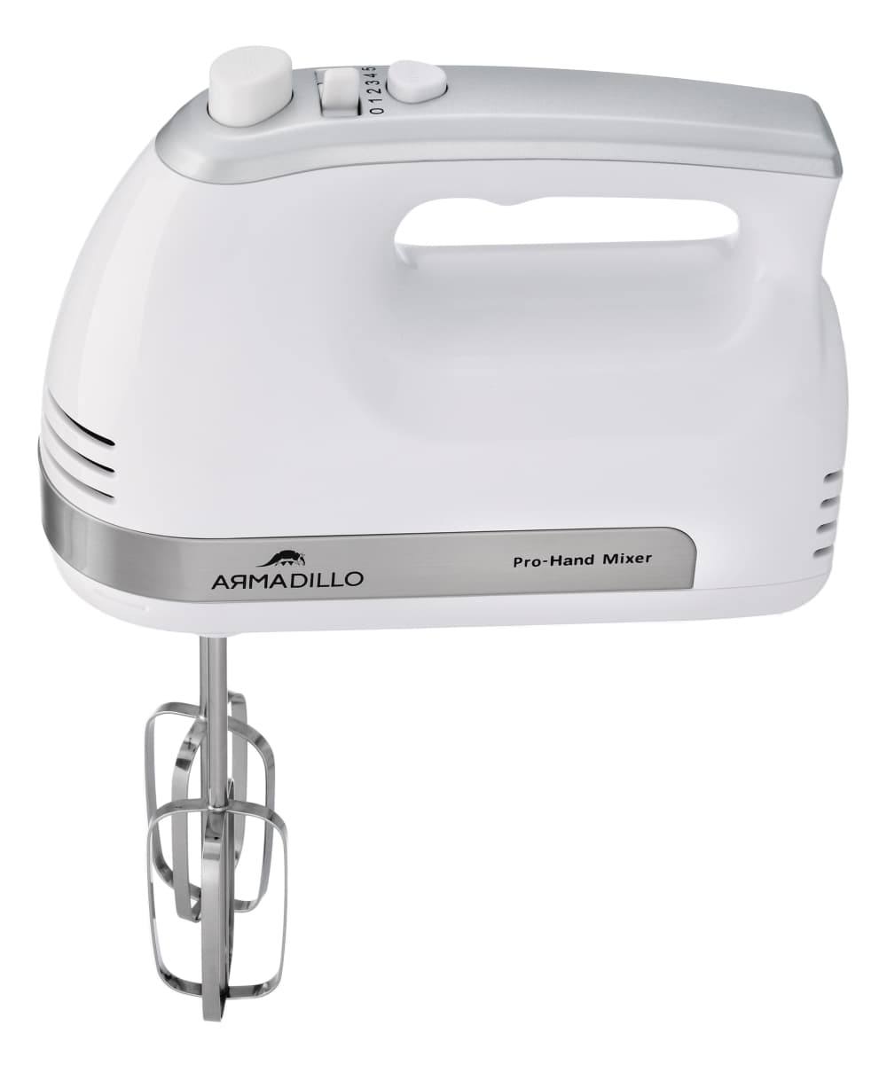 Armadillo Hand Mixer, 500 Watt, White - ARM-SDA-HMIX-WH-007