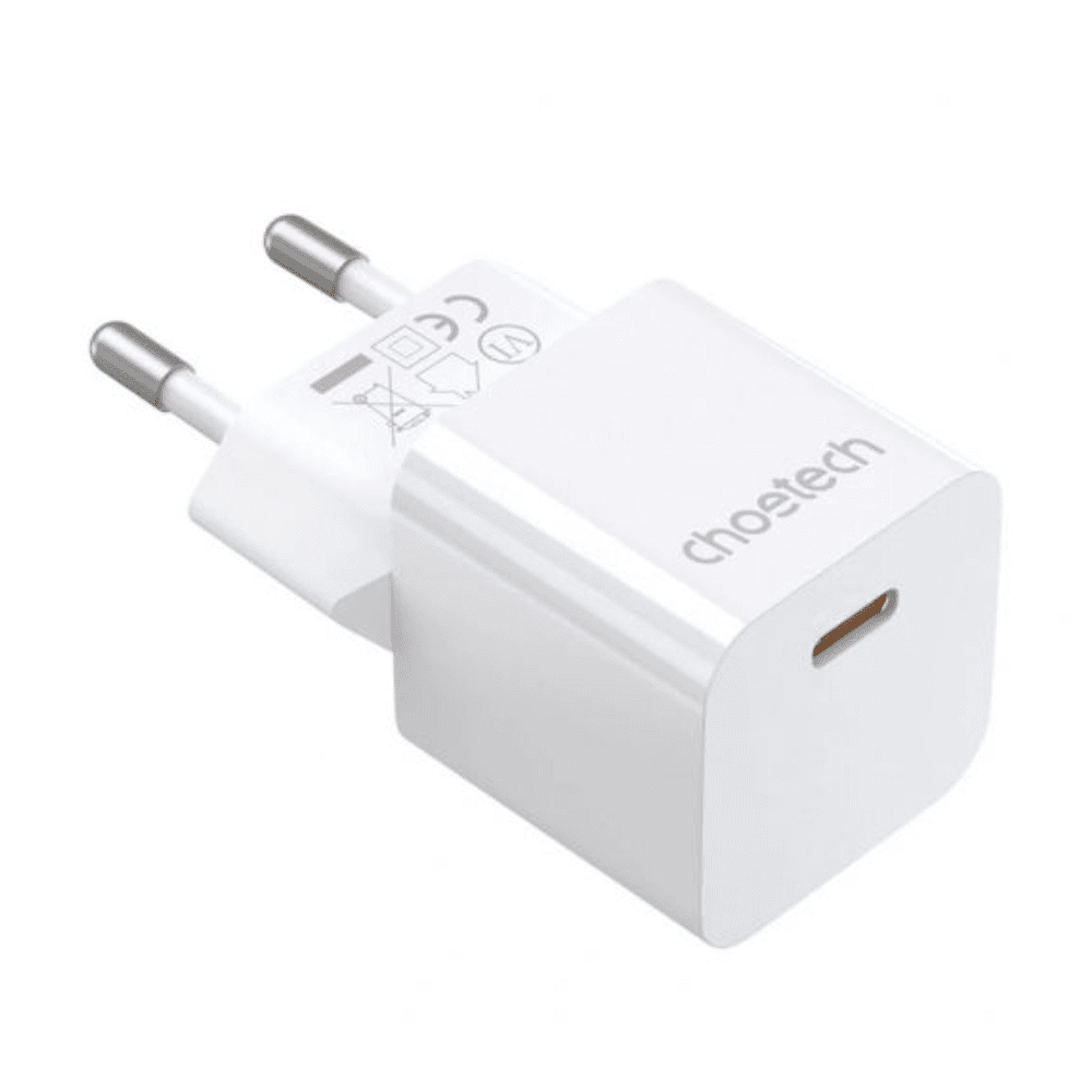 Choetech PD5010 USB-C PD Wall Charger 20W - White