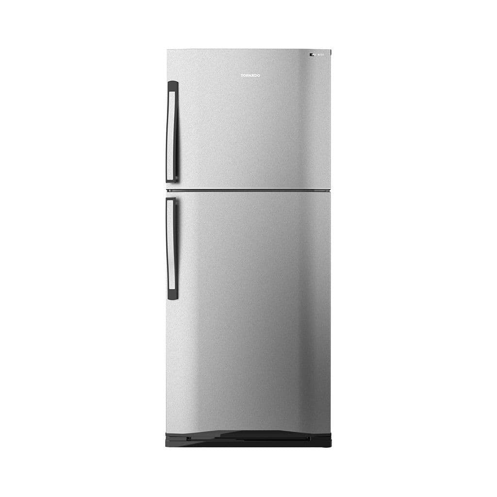 Tornado No Frost Refrigerator, 2 Doors, 355 Liters, Inverter, RF-40FTXV-SL - Silver