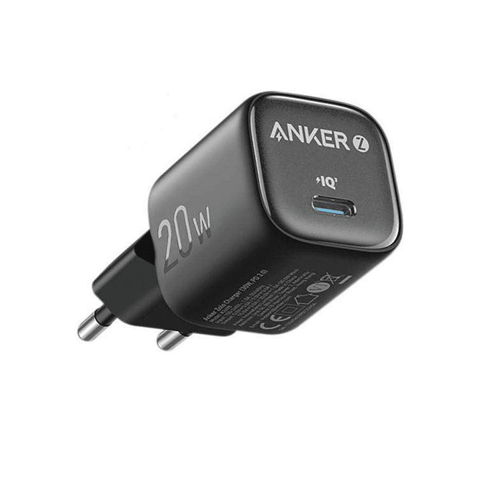 Anker Zolo Type-C Wall Charger, 20 Watt, Black - A2699L11