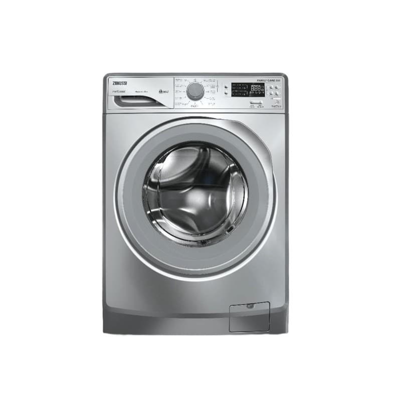 زانوسي غسالة اوتوماتيك، تحميل امامي، 8 كجم، 1200 لفة، بخار، ديجيتال، ZWF8240SV5  - فضي