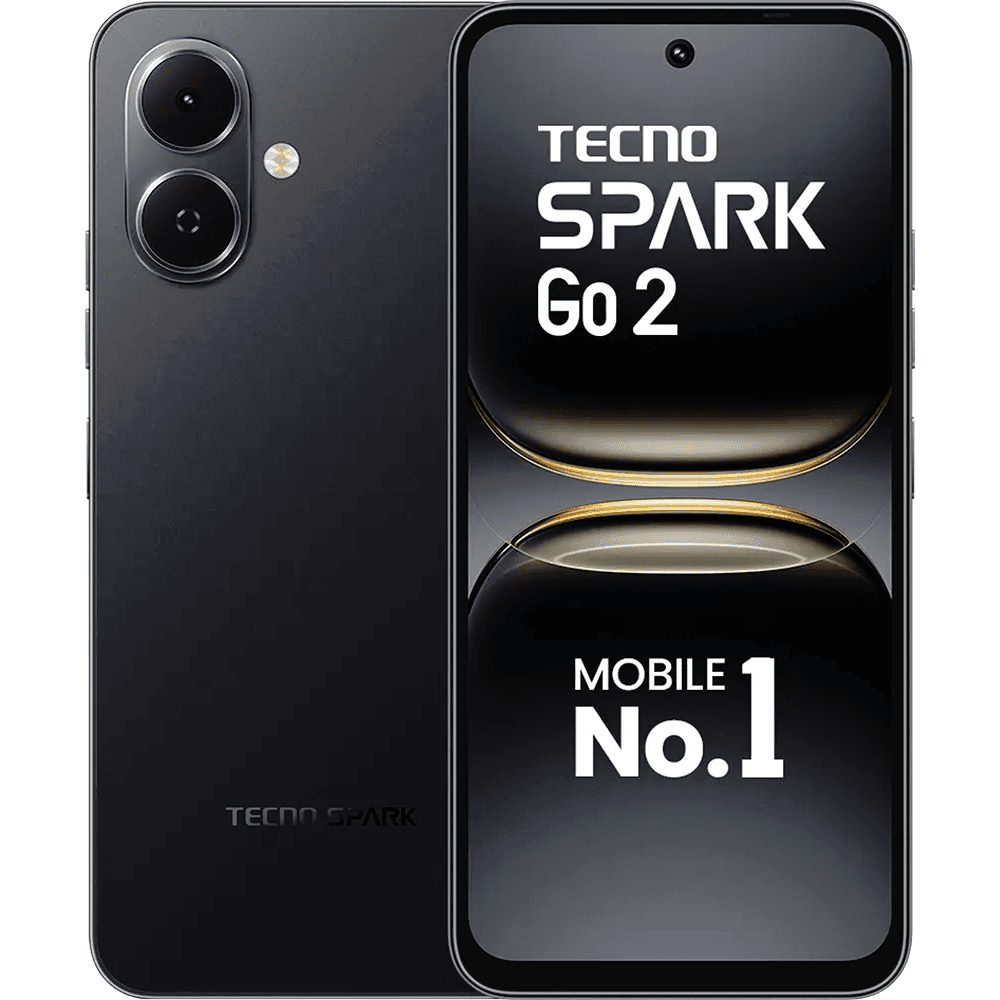 Tecno Spark Go 2, 128GB Memory, 4GB RAM, 4G LTE Network, Ink Black