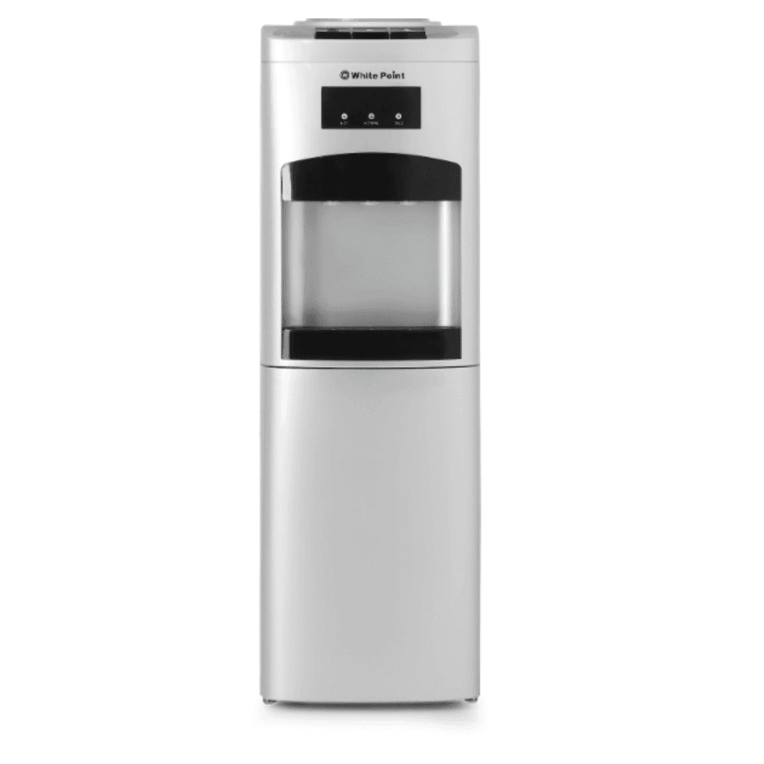 White Point Water Cooler, 3 Taps, with Refrigerator, WPWD1316FSL - Silver