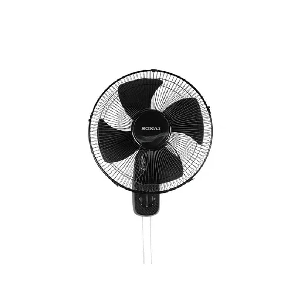 Sonai Wall Fan, 18 inches 70 Watt , 3 Speed Settings MAR-1811 - Black