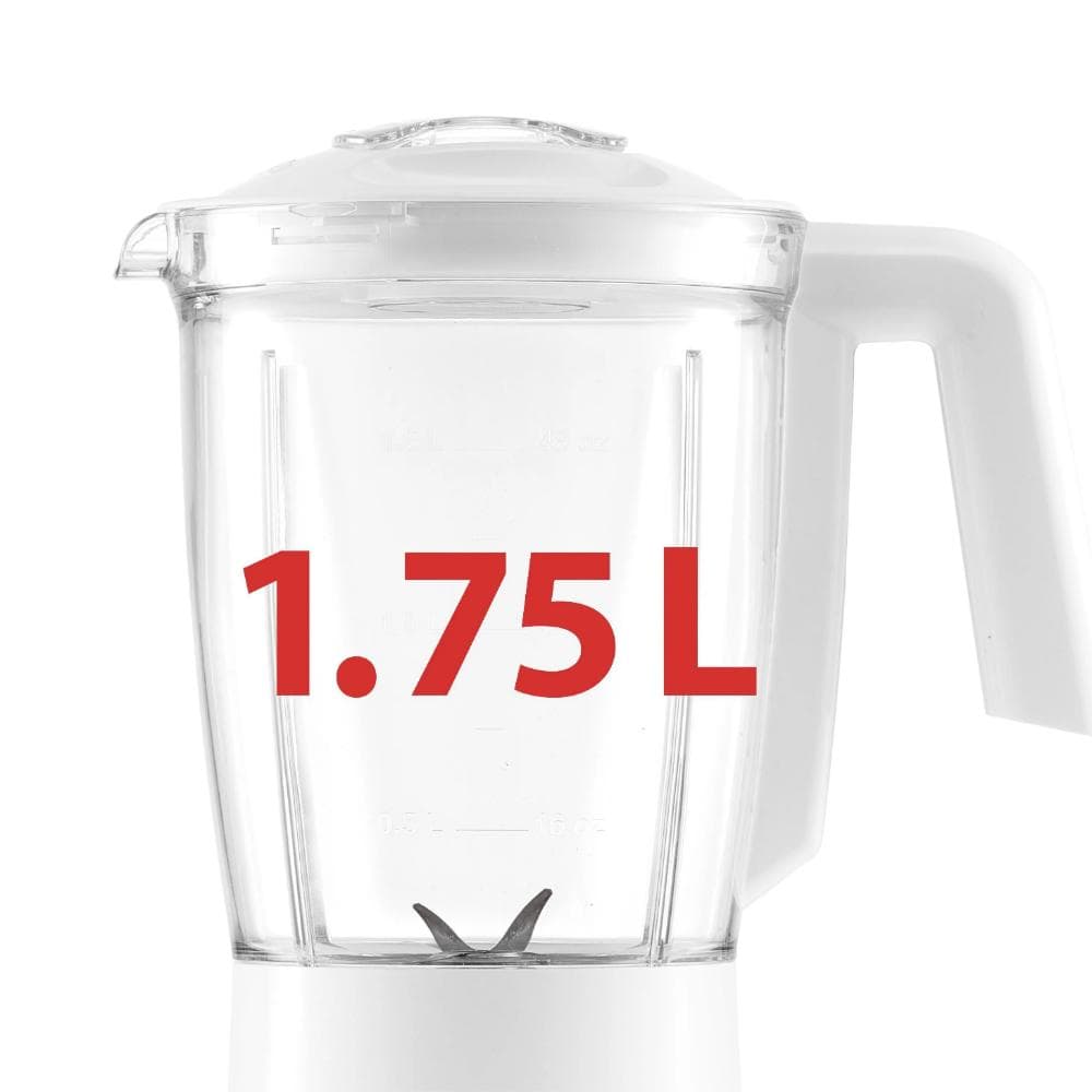 Mienta Quick Mix Blender, 1.75 Liter, 450 Watt, BL1261E - White
