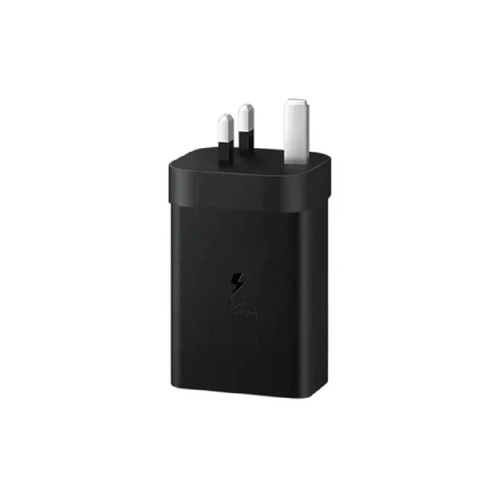 Samsung Power Adapter, 65W, with 2 USB-C and USB-A Ports - Black