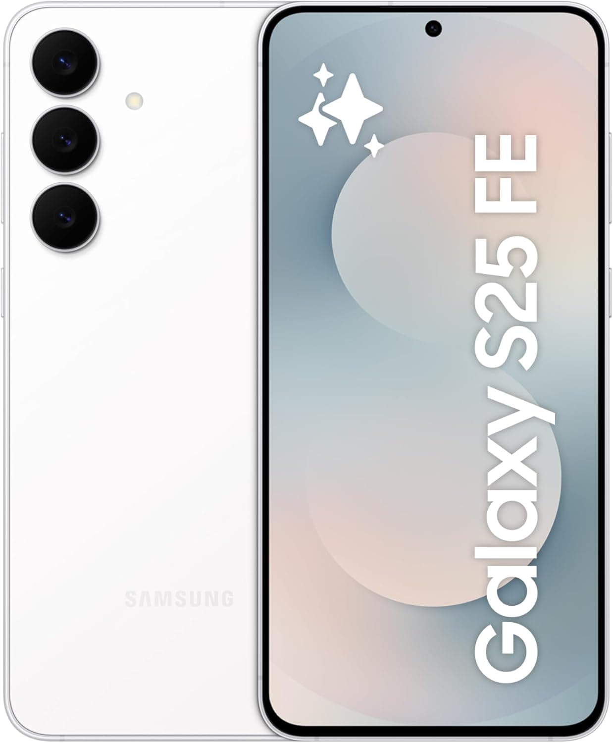 Samsung Galaxy S25 FE Dual SIM – 512GB, 8GB RAM 5G - White, 1 Year Local Warranty