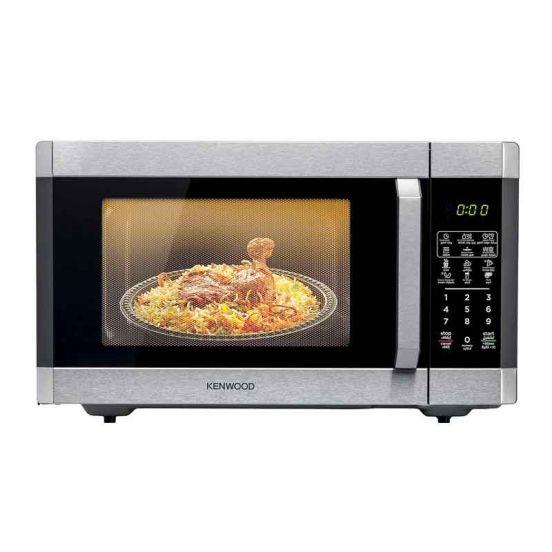 product-Kenwood | Microwave with Grill, 30 Liter, Black  Silver - MWM30.000BK