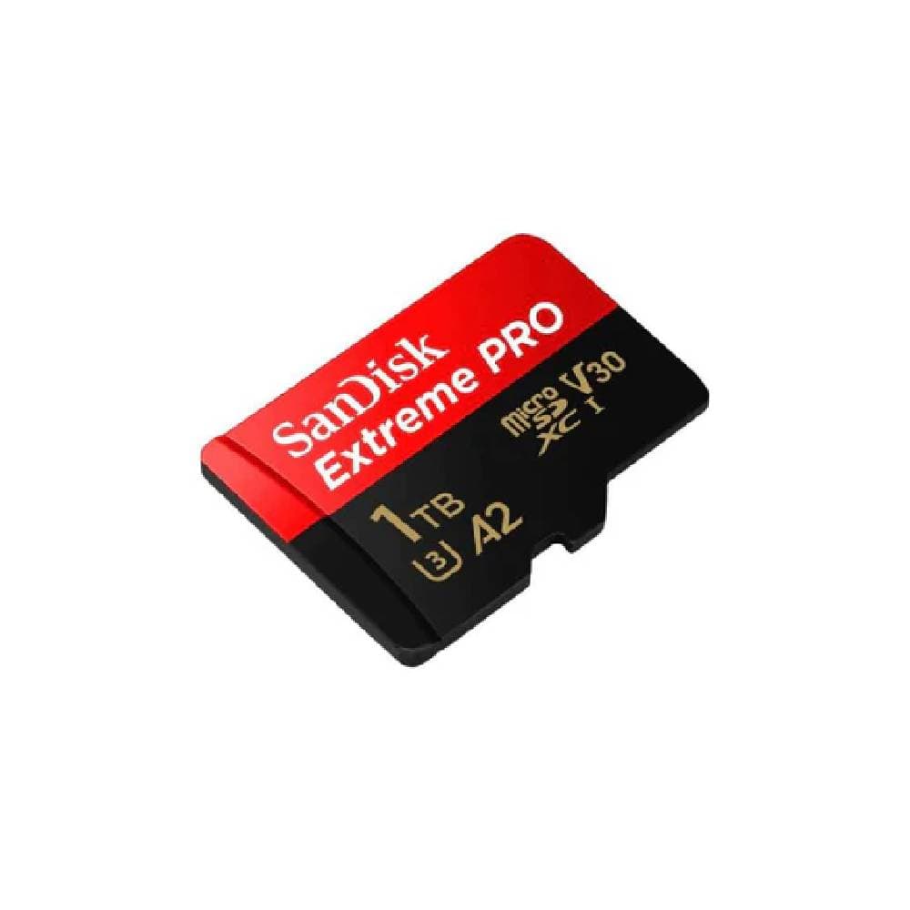 SanDisk Extreme Pro 1TB micro SDXC UHS-I Card with Adapter 200-140MB - Black