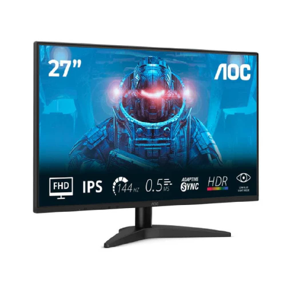 AOC 27B36X 27" IPS 144Hz FHD Gaming Monitor, 0.5ms MPRT - Black