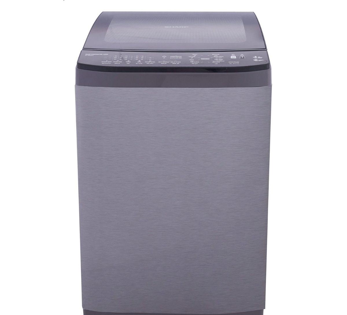 product-Sharp | Washing Machine, Top Load, 9 kg - Silver, ES-TN09GSLP