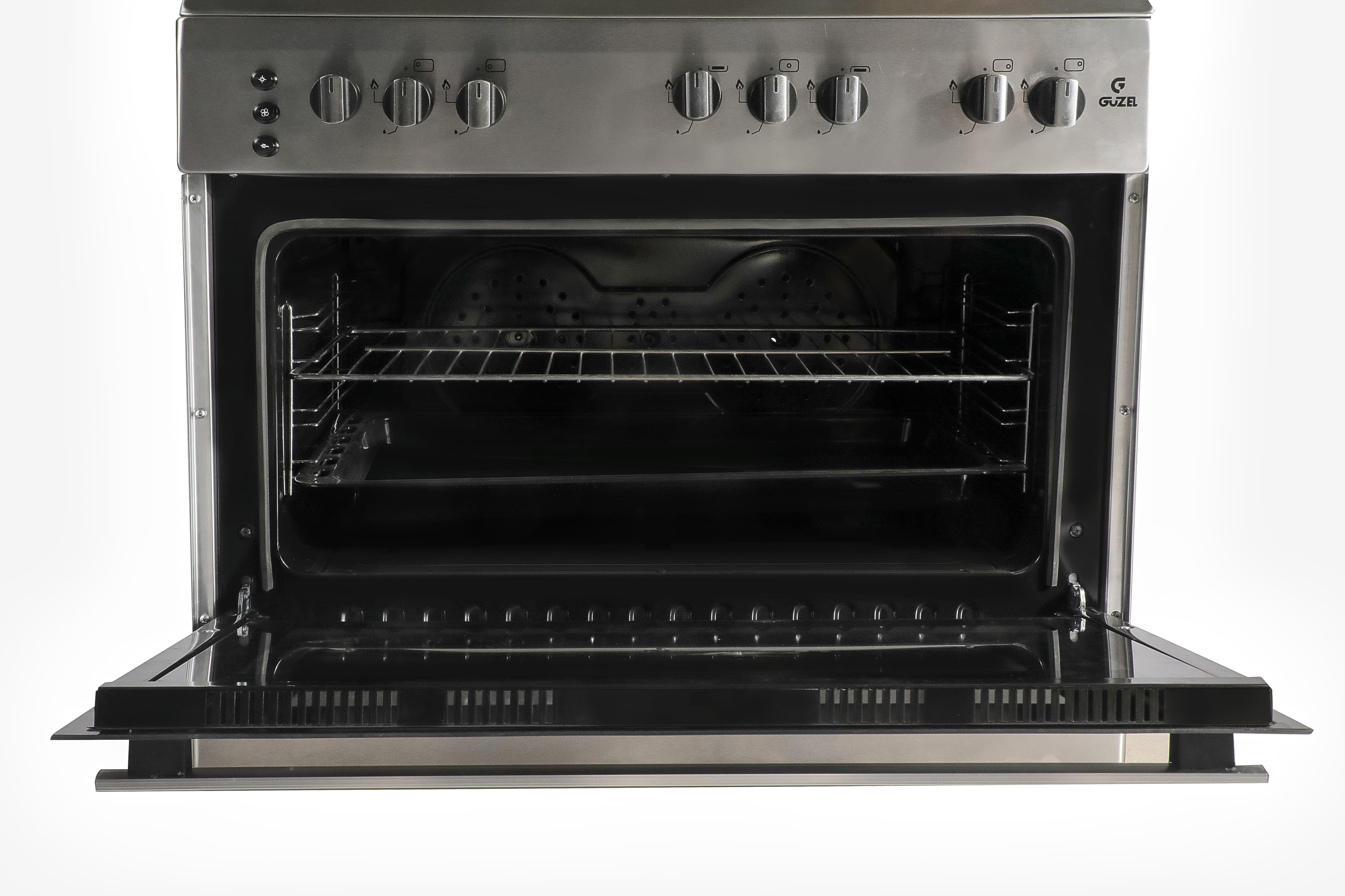 Guzel Cooker Standard, Stainless steel, 5 Burners, 60x90 - Silver