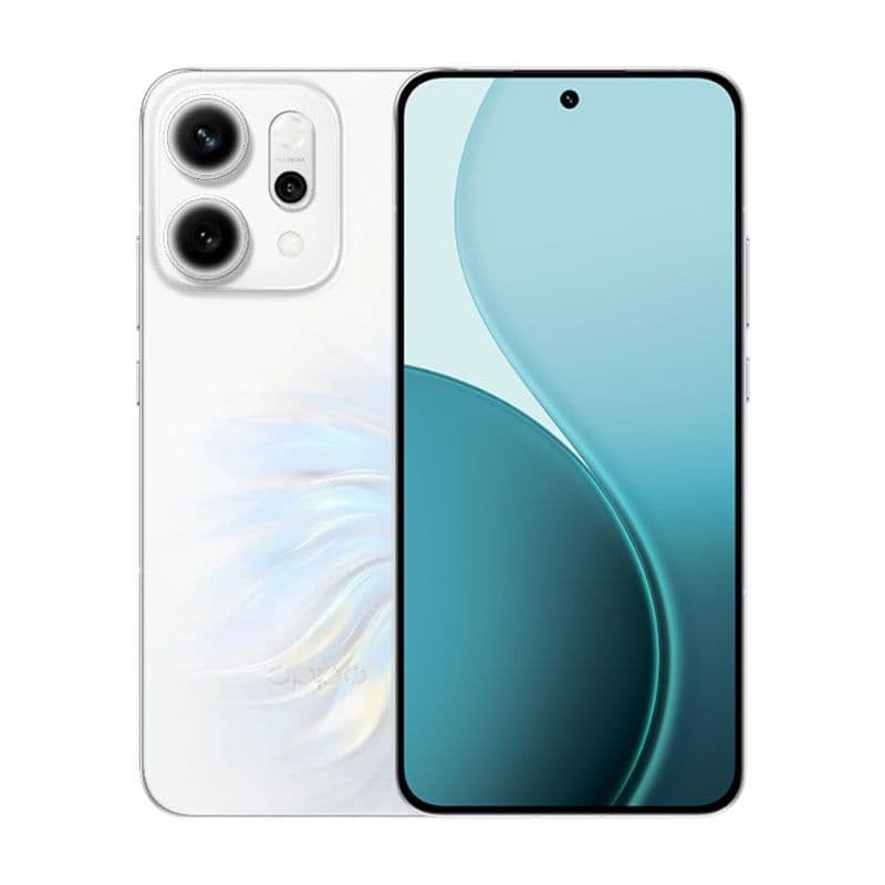 OPPO Reno14 Dual SIM, 256GB, 12GB RAM, 5G - Opal White