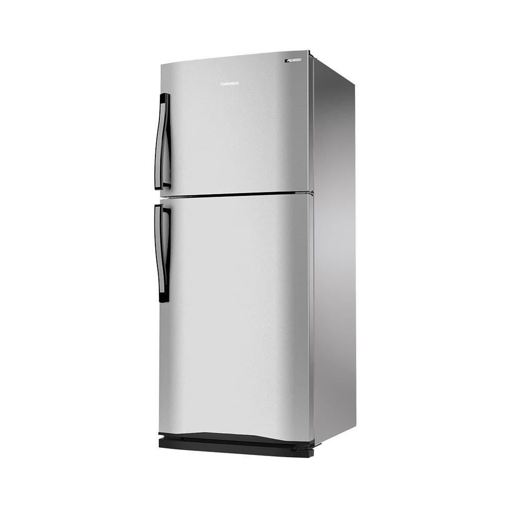 Tornado No Frost Refrigerator, 2 Doors, 355 Liters, Inverter, RF-40FTXV-SL - Silver