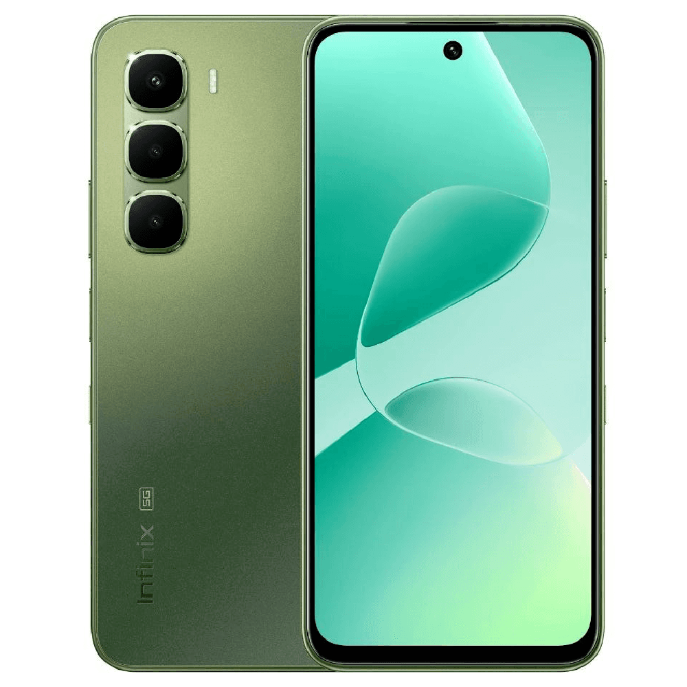 Infinix Hot 60 Dual SIM, 128GB, 6GB RAM, 5G - Tundra Green