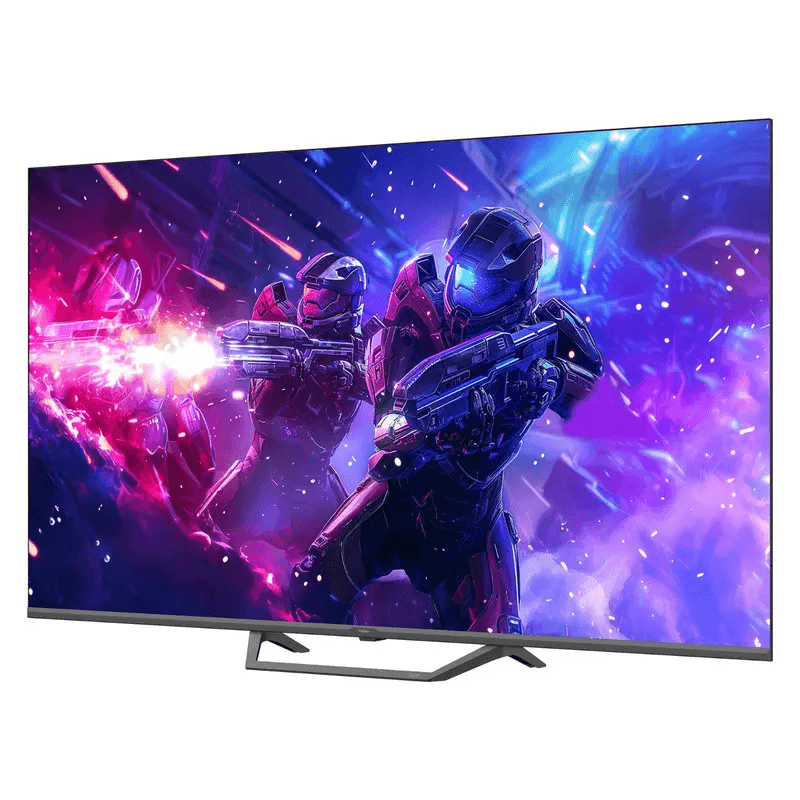 Haier Smart TV, 50 inches, QLED, 4K UHD resolution, with built-in receiver, H50S80F - Black