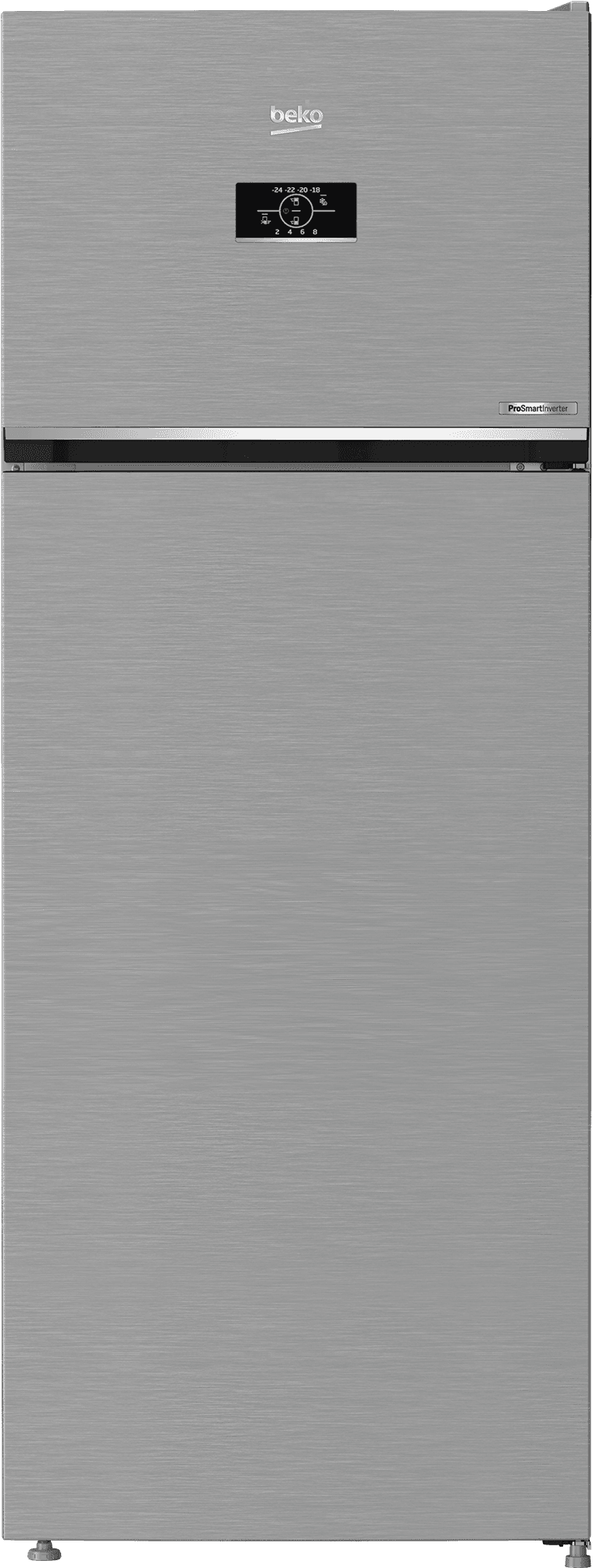 ثلاجة نوفروست بيكو، 2 باب، 406 لتر، انفرتر، RDNE455M20XBIDS - فضي