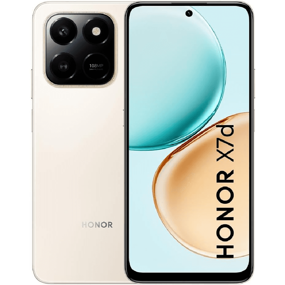 Honor X7d Dual SIM, 256GB, 8GB RAM, 5G - Desert Gold