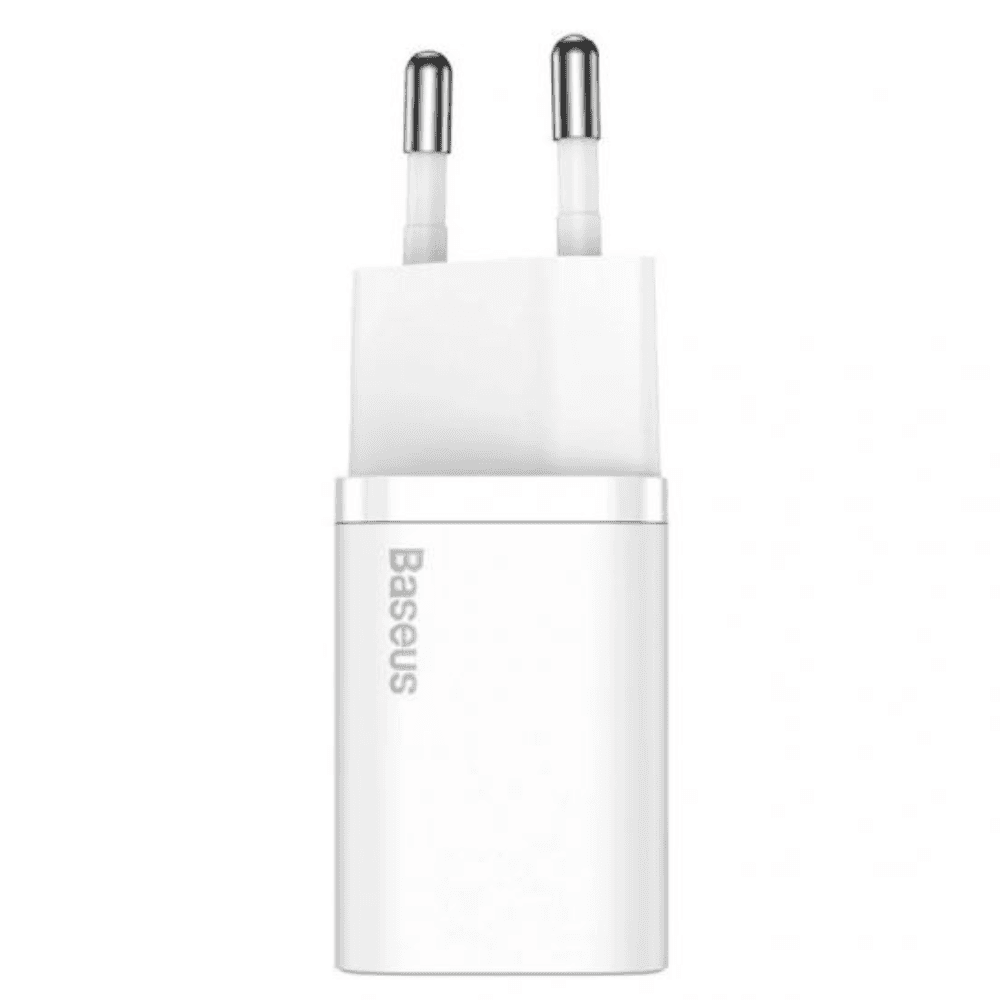Baseus Super Si 1C Fast Charger Type-C, 20W, CCSUP-B02 - White