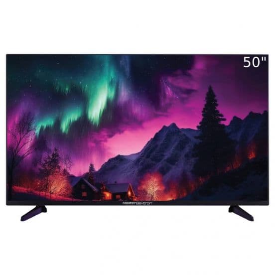 Master Electron Smart Android TV, 50 Inch, Frameless, UHD 4k, Built-in receiver, ME-Live - Black