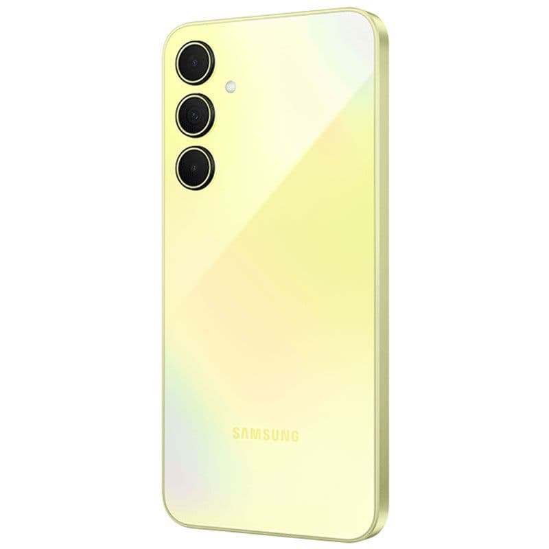 SAMSUNG Galaxy A35 Dual SIM, 128GB, 8GB RAM, 5G - Yellow, One Year Local Warranty