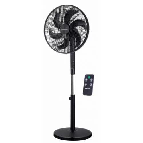 مروحة ستاند ميديا تك، 18 بوصة، 6 ريشة، 3 سرعات، ريموت كنترول، MT-SF42R - اسود